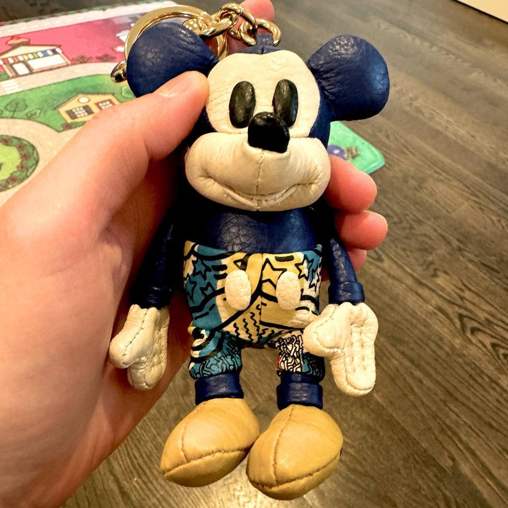 AUTHENTIC Keith Haring x Disney Mickey purse charm, NWOT.